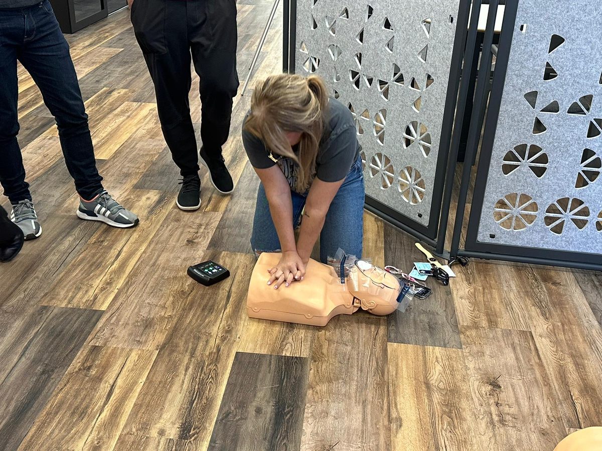 Emergency First Aid at Work training in Cardiff